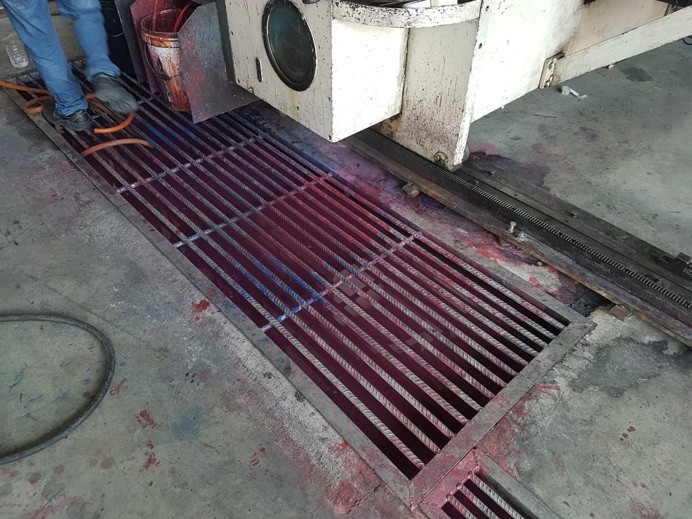 Staining at production floor
